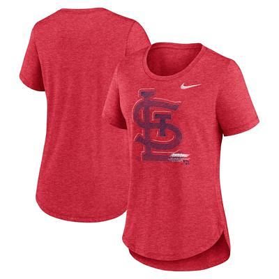 Women's Fanatics Branded White St. Louis Blues Team Pride Logo V-Neck T-Shirt Size: Small