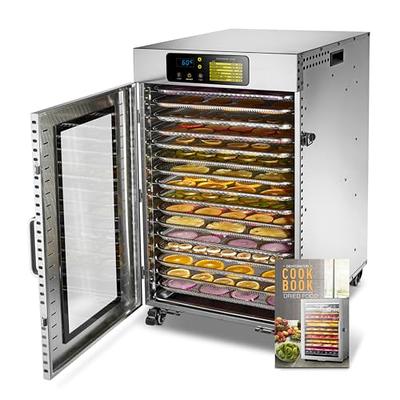 Magic Mill Food Dehydrator Machine | 11 Stainless Steel Trays | Adjustable  Timer and Temperature Control | Jerky, Herb, Meat, Beef, Fruits and