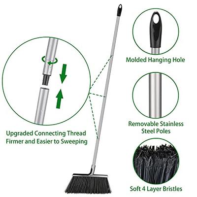 Soft Stiff Sweeping Yard Brush Outdoor Garden Cleaning Broom