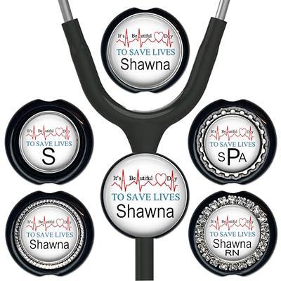 Novgarden Nurse Accessories for Work - Personalized Stethoscope Name Tag&Stethoscope Case, Wrap Stethoscope Charms Gifts for RN, Medical Assistant, Doctor