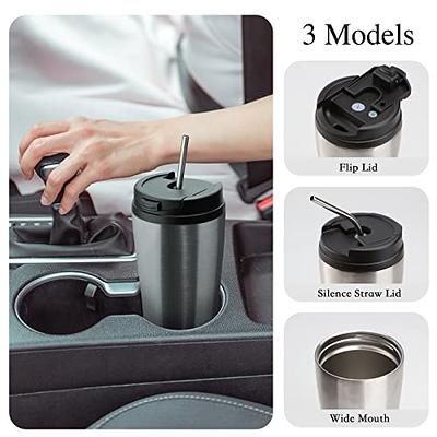  Stainless Steel Tumbler with Straw Double Wall Vacuum Insulated  Travel Coffee Mugs Thermal Cup for Hot and Cold Drink coffee cups thermos  for women: Home & Kitchen