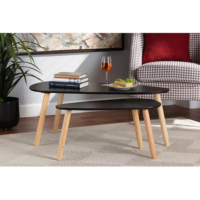 Baxton Studio Farid Mid Century Modern Two Tone Black and Oak