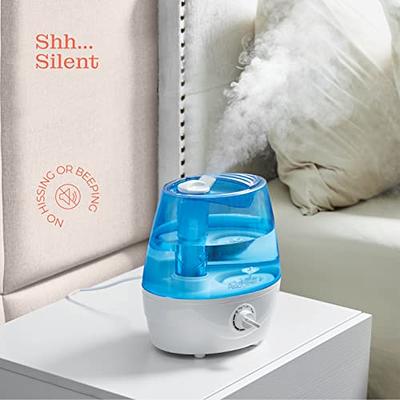  Cool Mist Humidifiers for Bedroom - 2.2L Water Tank, Baby,  Office, Quiet Ultrasonic Air Vaporizer, Adjustable Mist Level, 360 Nozzle  Rotation, Auto-Shut Off, Large Area Humidifier Easy Fill and Clean 