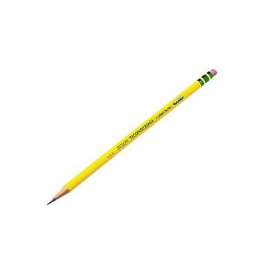 Dixon Ticonderoga 13883 Yellow Barrel Hard Pencil H #3 - 12/Pack