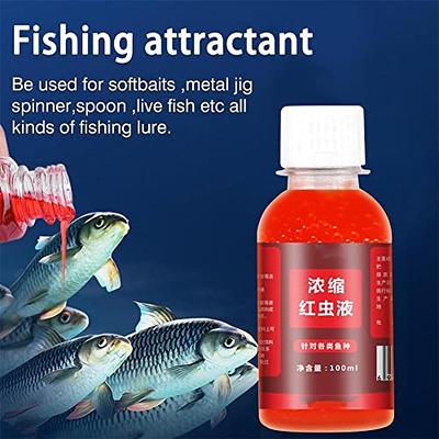  100ml Red Worm Liquid Bait Fish Scent, Red Worm