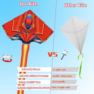 Plane Kite, Kites for Adults & Kids 4-8 8-12,,Easy to Fly Kite, Flying Toys  for Boys Girls Birthday, Huge Beach Kite Comes 300 FT Kite String &Handle -  Yahoo Shopping