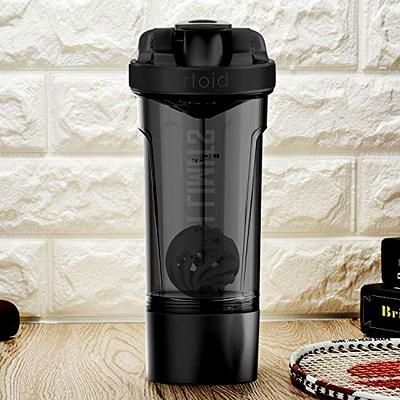 SQUATZ Electric Protein Shaker Bottle - Workout Blender Bottle - Portable  Gym Shake Mixer, USB Rechargeable - 22oz