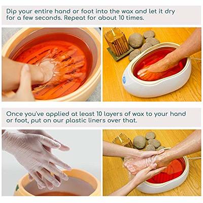 Segbeauty Extra Large Paraffin Wax Liners for Hands, 200 Counts Plastic  Paraffin Wax Mittens, thera-py Wax Refill Gloves Hand Heat SPA Bags,  Paraffin