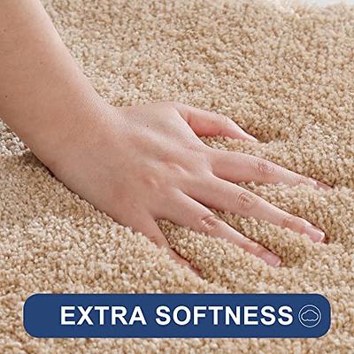 COSY HOMEER Extra Thick Bath Rugs for Bathroom - Anti-Slip Bath Mats Soft  Plush Yarn Shaggy 100% Strong Polyester Mat Living Room Bedroom Mat Floor