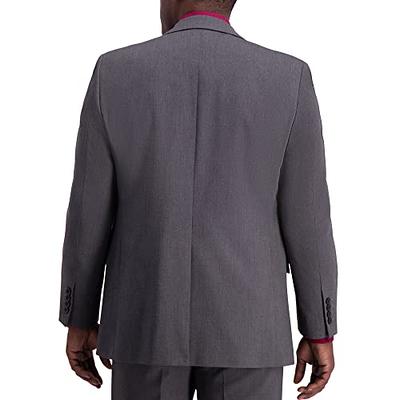 J.M. Haggar Men's Classic Fit Subtle Pattern Suit Separates-Pants Regular  and Big & Tall Sizes, Dark Grey Weave Print-Jacket, 46 Short - Yahoo  Shopping