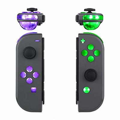 eXtremeRate Two-Tone Gray & Clear Custom Dpad Action Buttons