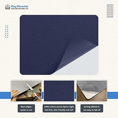 4 Sheets Down Jacket Repair Patch Self-Adhesive Fabric Patches Washable Repairing  Patch Kit for Clothing Bags,Royal Blue 