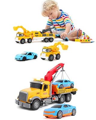 jenilily 1:55 Scale Die-cast Crane Construction Vehicles Toy Alloy Model  Car, Gifts for Kids Boys Toddler 3 4 5 years old : : Toys &  Games