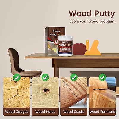  SEISSO Wood Furniture Repair Kit, Wood Putty Repair Fillers,  Hardwood Laminate Floor Repair Kit, Restore Any Holes, Scratches, Cracks,  Gouges for Wooden Floors, Cabinet, Cherry, Walnut : Health & Household