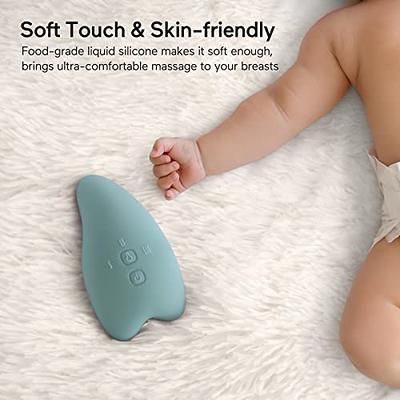 Warming Lactation Massager for Breastfeeding, Breast Warmer for Pumping,  Nursing, Heat and Vibration Support for Clogged Milk Ducts Improve Milk  Flow-Green 