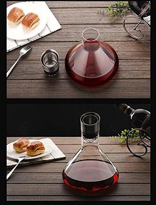 1500ml U Shape Wine Decanter Crystal Glass Wine Pourer Red Wine Carafe