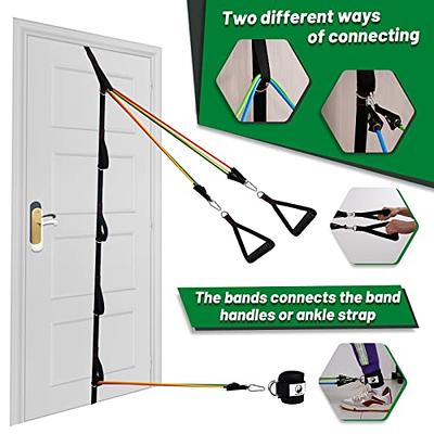 Resistance Bands for Physical Therapy, Multi Point Door Anchor Strap for  Home Gym Workout, Bands with Handles for Recovery, Stretch, Fitness, Door