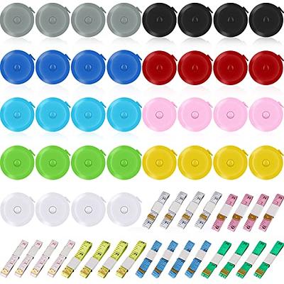 18 PCS Dual Sided Measuring Tape, 6 Colors Double Scale Soft Tape Measure,  Body Measuring Tape, Flexible Measuring Ruler for Tailor Clothing Sewing  Dressmaker Cloth Weight Loss, 150 CM/60 Inch