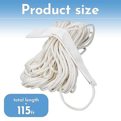 Sxkxm Pool Cover Rope 115 ft Automatic Pool Cover Rope Repair Kit  Compatible with Coverstar, Pool Cover Specialists 2017 and up, and Any  Systems That uses a 3 Hole Detachable Rope tab - Yahoo Shopping