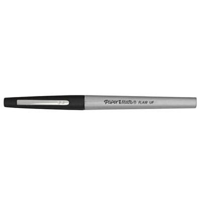 Paper Mate 8330152 Flair Porous Point Pen, Black - 12 pack