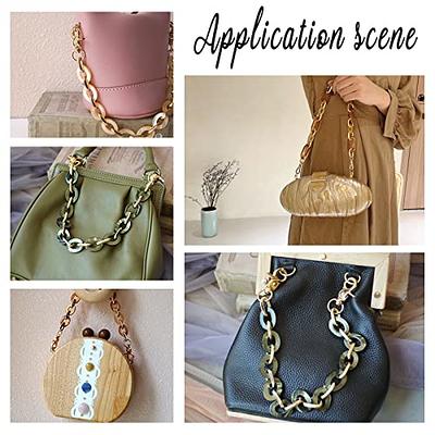 Replacement Purse Braided Short Strap Handle Shoulder Handbag PU Leather  12inch