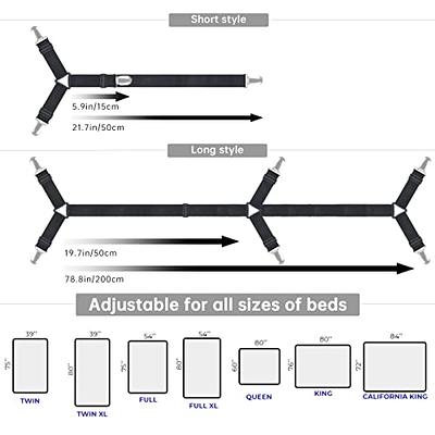  RUBBER HUGGER Bed Sheets Holder Band, Queen Size