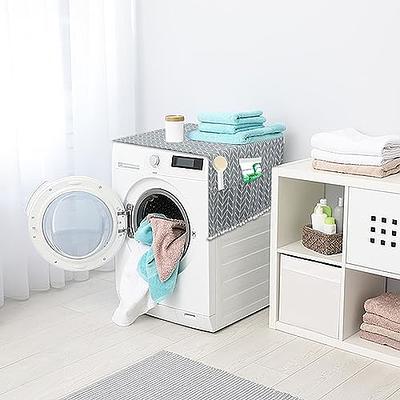 2pcs Washer And Dryer Covers, Portable Washer Cover With Zipper Design,  Dustproof Waterproof Laundry Covers For Washer And Dryer, Washing Machine  Cove
