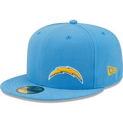 Los Angeles Chargers New Era 2023 Sideline Historic 59FIFTY Fitted Hat -  Cream/Powder Blue