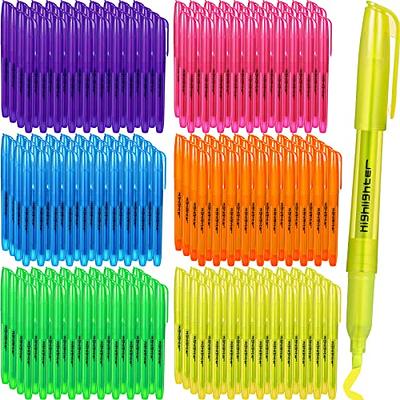 YIZOCENGUO Highlighters Assorted Colors, 12 Highlighters with Base, Bible  Highlighters, Aesthetic Highlighters, Chisel Tip Marker Pen, for Adults  Kids