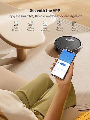 Xiaomi Robot Vacuum E10, 4000Pa Powerful Suction Power, 2-in-1 Sweep & Mop,  Auto Recharge with Smart Water Tank, WiFi, App Control, Slim Design, White