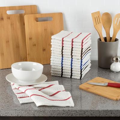 Martha Stewart 6-Pack Cotton Solid Any Occasion Kitchen Towel in the Kitchen  Towels department at