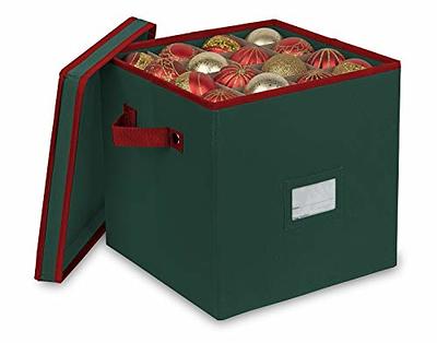  Sattiyrch Plastic Christmas Ornament Storage Box with