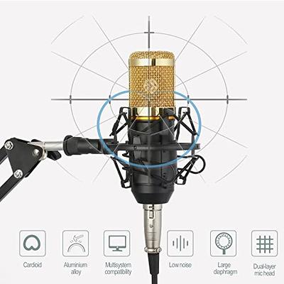  Podcast Equipment Bundle, BM-800 Mic Kit with Live