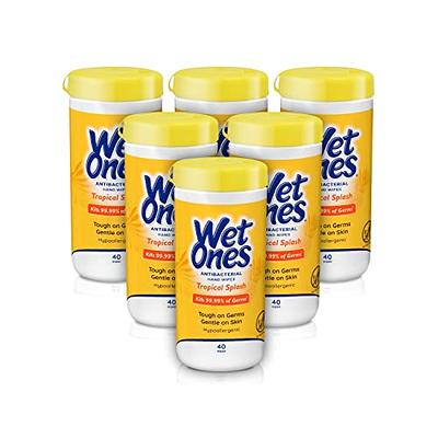 Wet Ones Antibacterial Plant Based Hand Wipes - 20ct : Target