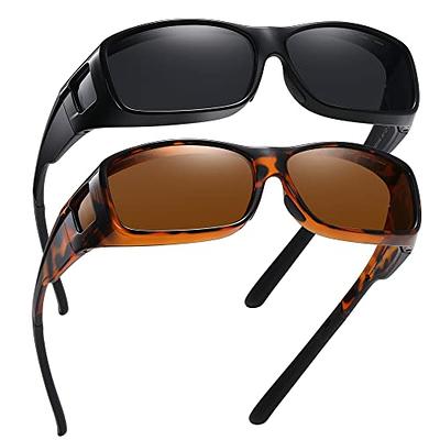 GEGURI Fit Over Glasses Polarized Sunglasses for Men & Women, Stylish Wrap  Around Design Sun Glasses 100% UV Protection - Yahoo Shopping