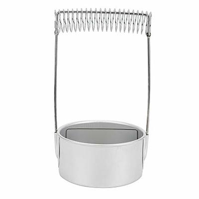  Oumefar Brush Holder with Wash Tank Brush Cleaner Painting  Brush Washer with Filter Screen Aluminum for Oil Art Painting Artsupplies