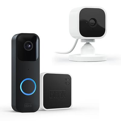 Blink Blink Mini Camera, White + Video Doorbell + Sync Module 2, Black  Bundle - Yahoo Shopping