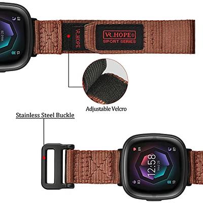 For Fitbit Versa 3/2/1/Lite/Sense Rugged Men Sport Bands with