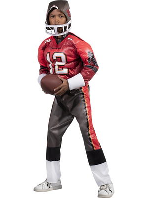 DC B Mahomes NFL Boys Rookie Muscle Suit, Red/White/Yellow