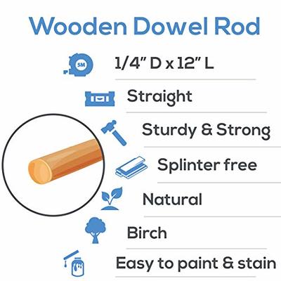 Round Wooden Dowel Sticks 3-4 Inch at Crafty Sticks