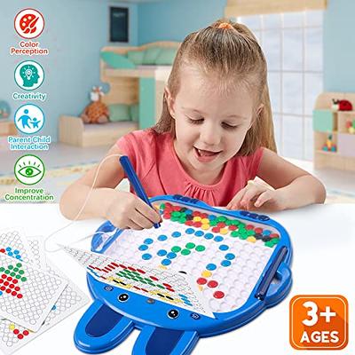 Biticolor Magnetic Drawing Board for Kids Magnetic Dot Art Doodle