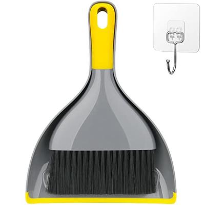 Mini Plastic Cleaning Brush and Dustpan Set, Small Brush Small Dustpen Pack  of 1