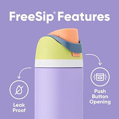 Owala FreeSip Insulated Stainless Steel Water Bottle, 32-oz, Shy  Marshmallow & FreeSip Insulated Stainless Steel Water Bottle with Straw for  Sports