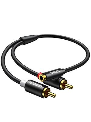 RCA Plug to 3.5mm Mini Jack Audio Adapter