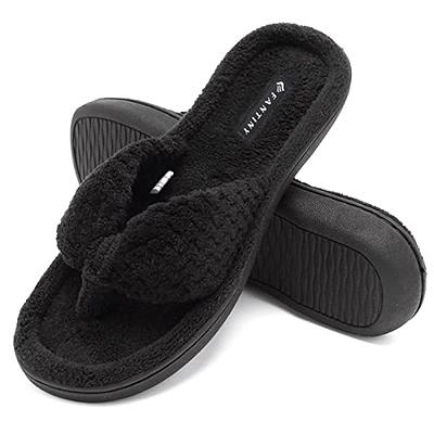 landeer Women's and Men's Memory Foam Slippers Casual