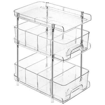 HOMEIBRO Sliding Undersink Organizer Pull Out Cabinet Shelf Organization  and Storage Undersink-15x17 - The Home Depot