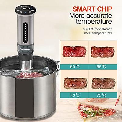 Greater Goods Holiday Sous Vide Bundle with Sous Vide Cooker, Container,  and Silicone Weights, Designed in St. Louis. Black. : Home & Kitchen 