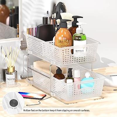 2 Tier Bathroom Tray Organizer - Madesmart