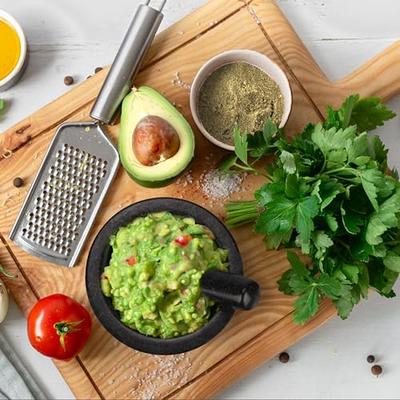 HESHIBI Mortar and Pestle Set - 6 Inch - 2.5 Cup Capacity - Polished Stone  Guacamole Spice Grinder Bowls, Large Molcajete for Mexican Salsa Avocado  Taco Mix Bowl, Kitchen Cooking Accessories - Yahoo Shopping