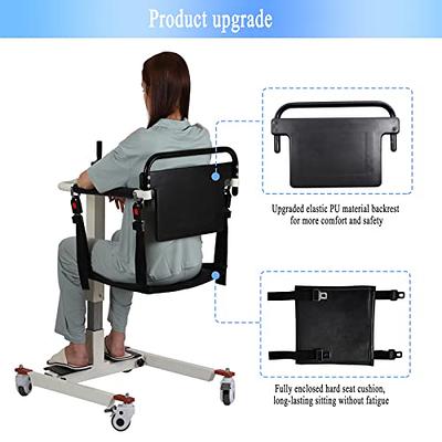 Patient Lift Transfer Chair Patient Transfer Aid with Hard Seat